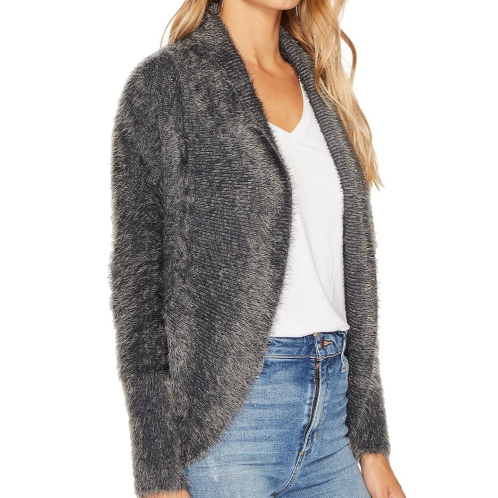 BB Dakota Sheryl Fuzzy Knit Cocoon Sweater